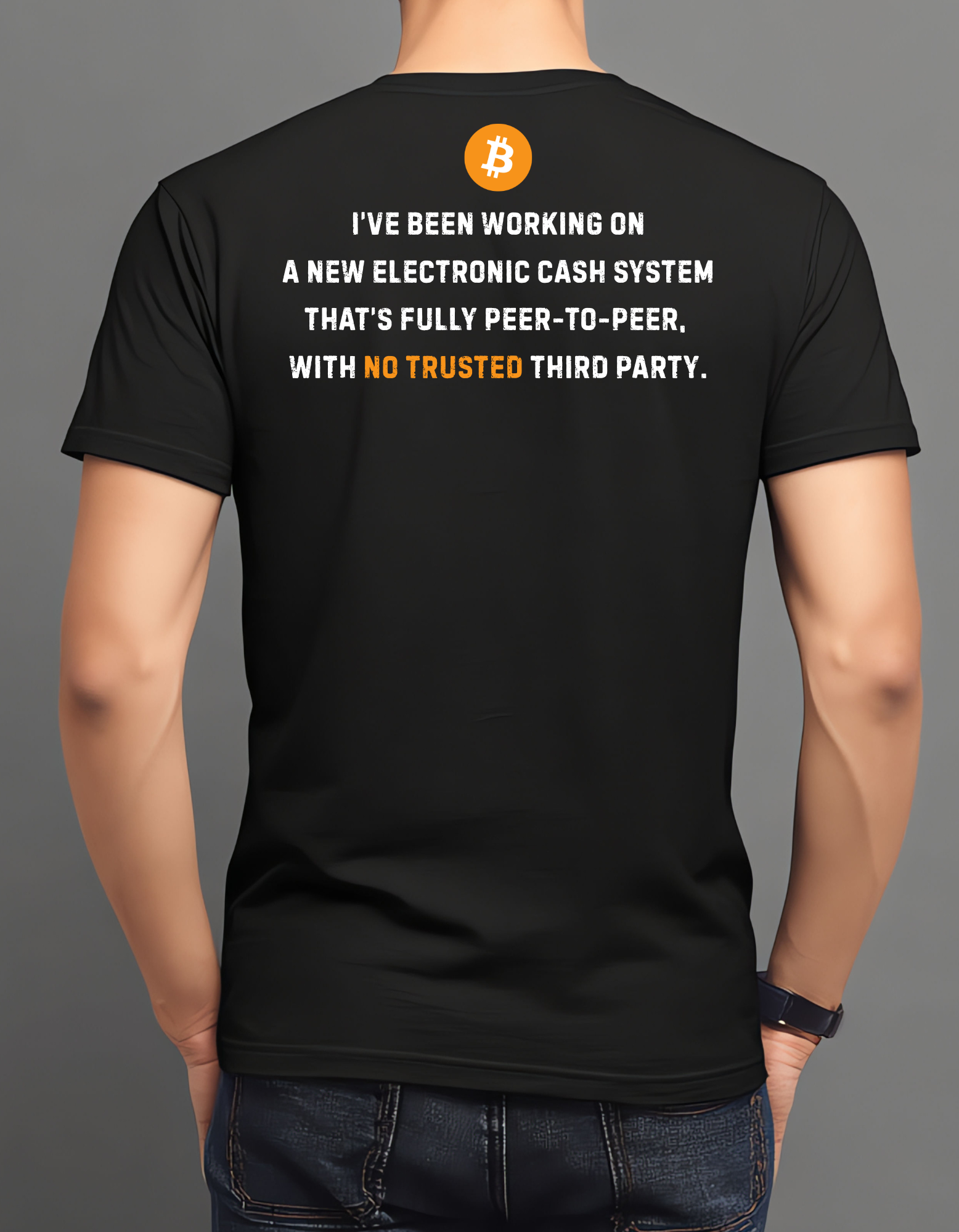 Bitcoin T-shirt  by BLC